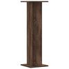 vidaXL Supports de haut-parleurs 2 pcs ch&ecirc;ne marron bois d'ing&eacute;nierie