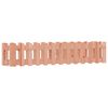 vidaXL Lit sur&eacute;lev&eacute; de jardin design de cl&ocirc;ture bois douglas massif