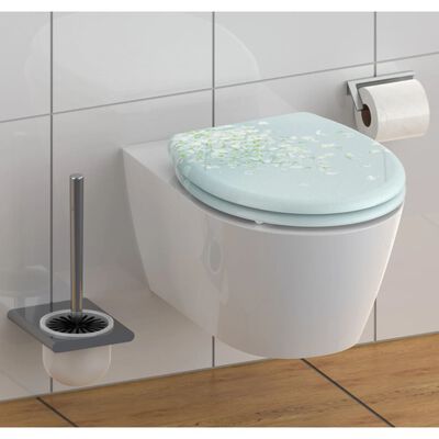 SCHÜTTE Siège de toilette avec fermeture en douceur FLOWER IN THE WIND