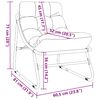 vidaXL Mobilier de jardin avec coussin 2 pcs Noir 60,5 x 81 x 71 cm