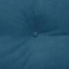 vidaXL Coussin de Dos Bleu 100 x 24 x 50 cm Velours