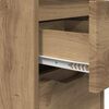 vidaXL Tables de chevet 2 pcs Ch&ecirc;ne artisanal 30,5 x 30 x 43 cm