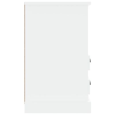 vidaXL Table de chevet blanc 43x36x60 cm