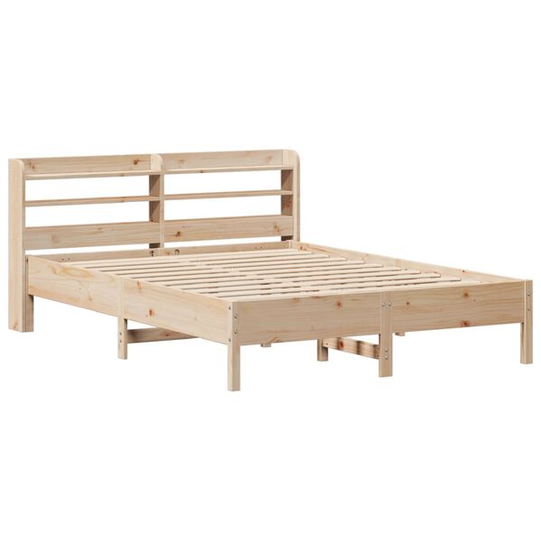 vidaXL Cadre de lit sans matelas 160x200 cm bois massif de pin