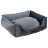 DISTRICT70 Lit pour animaux de compagnie VELURO Gris S