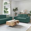 vidaXL | Ensemble de Canap&eacute;s | 2 pcs Vert fonc&eacute; 221 x 78 x 80 cm Velours