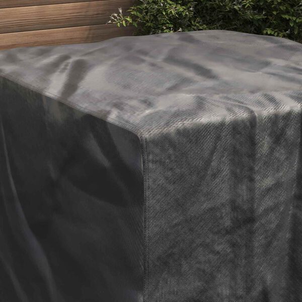 vidaXL Housse pour mobilier d'extérieur Noir 100 x 100 x 70 cm 210D