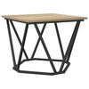 vidaXL Table basse 3 pcs Ch&ecirc;ne sonoma 50 x 50 x 40 cm