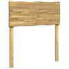 vidaXL T&ecirc;te de lit en bois brut ROSTOCK Blanchi 75 cm