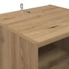 vidaXL Meuble TV Ch&ecirc;ne artisanal 160 x 35 x 55 cm Bois d'ing&eacute;nierie