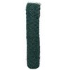 vidaXL Cl&ocirc;ture en treillis m&eacute;tallique Vert 2 x 10 m Acier