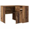 vidaXL Bureau d'angle avec tiroir Bois ancien 102 x 88 x 75 cm