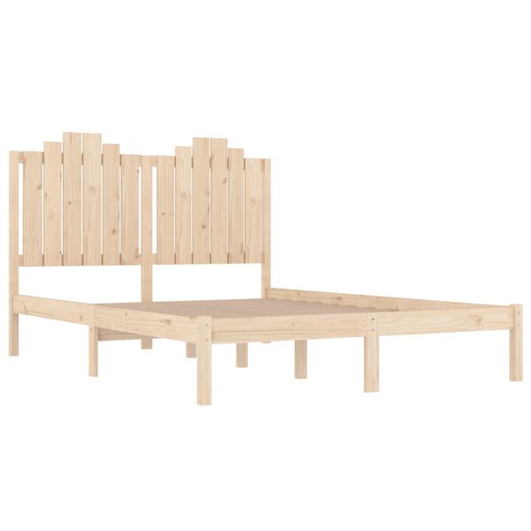vidaXL Cadre de lit sans matelas bois massif