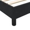vidaXL Cadre de lit sans matelas noir 140x210 cm velours