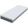 vidaXL Matelas Blanc et Gris 70 x 200 cm Ressort ensach&eacute;
