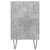 vidaXL Meuble TV gris b&eacute;ton 69,5x30x50 cm bois d'ing&eacute;nierie