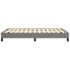 vidaXL Cadre de lit sans matelas gris fonc&eacute; 120x190 cm tissu
