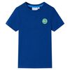 T-shirt pour enfants bleu fonc&eacute; 104