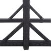 vidaXL Ensemble &agrave; manger de jardin 3 pcs Noir