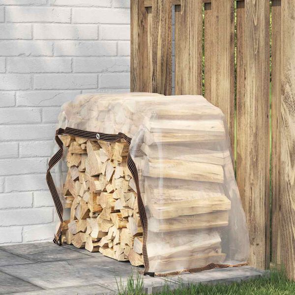 vidaXL Bâche transparente avec œillets 1x2 m PVC