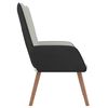 vidaXL Chaise de relaxation Gris clair Velours et PVC