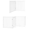 vidaXL Barri&egrave;re pour chien porte pliable 10 panneaux bois de peuplier