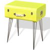 vidaXL Table de chevet 49,5x36x60 cm Jaune