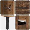 vidaXL Haut Armoire avec tiroir Bois Ancien 69,5 x 34 x 180 cm