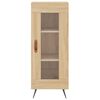 vidaXL Buffet Ch&ecirc;ne sonoma 34,5x34x90 cm Bois d'ing&eacute;nierie