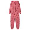 vidaXL Combinaison &agrave; capuche pour enfants vieux rose 104