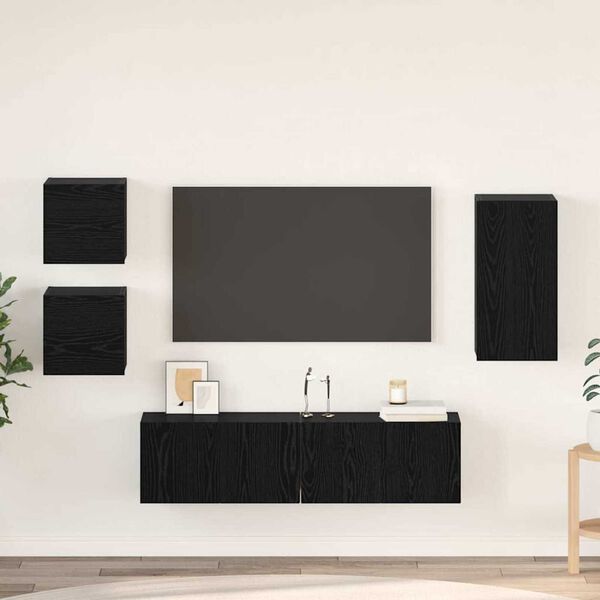 vidaXL Ensemble meuble TV 5 pcs 160 x 30 x 30,5 cm Bois d'ing&eacute;nierie