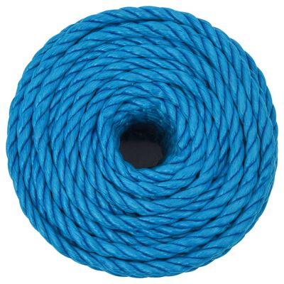 vidaXL Corde de travail Bleu 12 mm 50 m Polypropylène