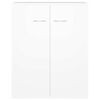 vidaXL Buffet blanc 60x30x75 cm bois d'ing&eacute;nierie