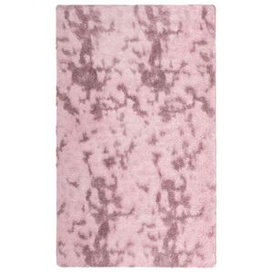 vidaXL Tapis Shaggy &agrave; poils longs NAVARRA rose poudr&eacute; 80x150 cm