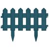 vidaXL Bordures de pelouse 25 pcs Vert 10 m PP