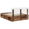 vidaXL Cadre de lit Bois ancien 160 x 200 cm Pin massif
