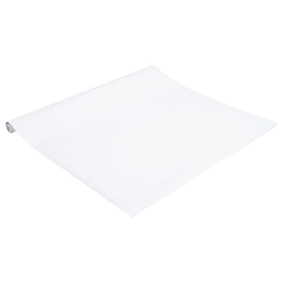 vidaXL Autocollants auto-adhésifs pour meuble blanc mat 90x500 cm PVC