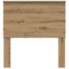 vidaXL T&ecirc;te de lit Ch&ecirc;ne artisanal 75 cm Bois d'ing&eacute;nierie