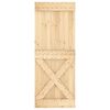 vidaXL Porte NARVIK 80x210 cm bois massif de pin