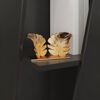 vidaXL &Eacute;tag&egrave;re lat&eacute;rale Noir 33 x 32 x 70,5 cm Bois d'ing&eacute;nierie
