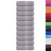 vidaXL Serviettes d'invit&eacute; FROGN 10 pcs gris 30x50 cm 360 g/m&sup2;