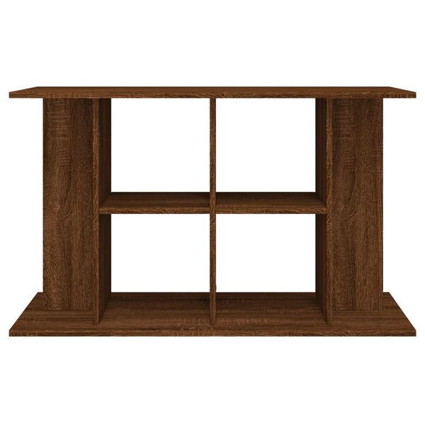 vidaXL Support d'aquarium ch&ecirc;ne marron 100x40x60 cm bois d'ing&eacute;nierie