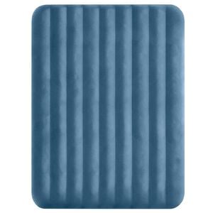 INTEX Lit d'Air avec Pompage INTEX Bleu fonc&eacute; et gris PVC et ABS