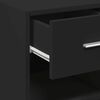 vidaXL Buffet noir 50x42,5x93 cm bois d'ing&eacute;nierie