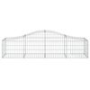 vidaXL Paniers &agrave; gabions arqu&eacute;s 6 pcs 200x50x40/60 cm fer galvanis&eacute;