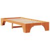 vidaXL Cadre de lit Brun cire 90 x 200 cm Pin massif
