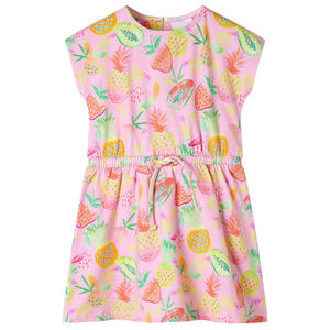 Robe pour enfants rose p&acirc;le 92