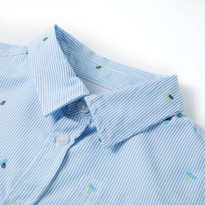 Chemise pour enfants bleu clair 92