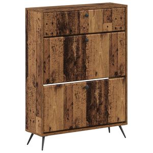vidaXL Cabinet &agrave; chaussures BREDA 78 x 24 x 103 cm Bois d'ing&eacute;nierie