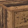 vidaXL Armoire TV avec LEDs avec tiroir Bois Ancien 140 x 34 x 40 cm